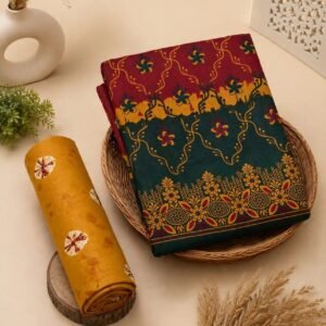 Mayur Creation Pure Cotton Printed Top & Bottom – Design 03